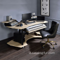 2021 Nuova scrivania da studio di design scrivania da studio audio in legno scrivania da studio di registrazione